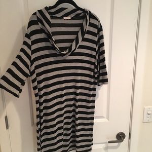 One Clothing Extra Long Cowl Neck Sweater